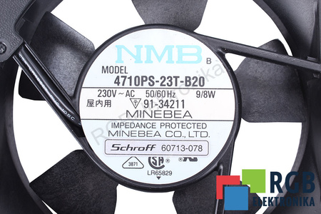 4710PS-23T-B20 MINEBEA NMB 230V VENTILÁTOR