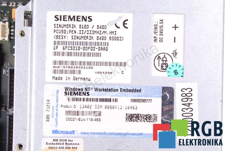 6FC5210-0DF02-0AA0 SIEMENS SINUMERIK PCU 50 810D/840D