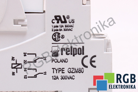 GZM80 RELPOL M41G RM64-2012-25-1012 12A 300VAC