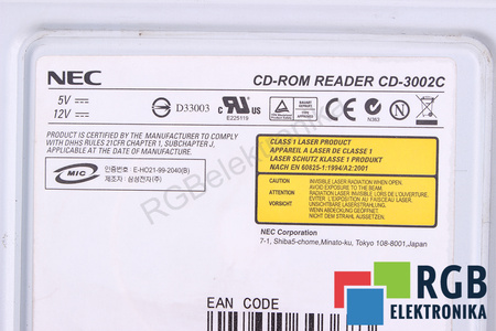 CD-3002C NEC CD ROM