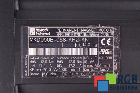 MKD090B-058-KP2-KN REXROTH INDRAMAT STATOR