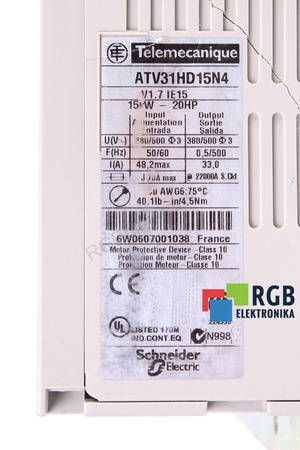 ATV31HD14N4 TELEMECANIQUE ALTIVAR