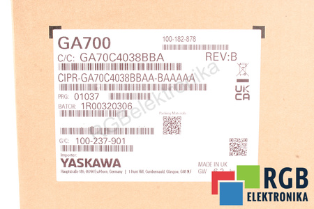 CIPR-GA70C4038BBAA-BAAAAA YASKAWA GA700