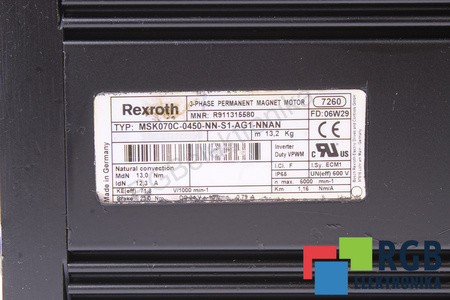 MSK070C-0450-NN-S1-AG1-NNAN REXROTH R911315580