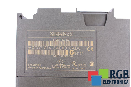 6ES7314-5AE03-0AB0 SIEMENS SIMATIC S7-300 CPU 314