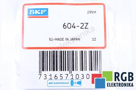 604-2Z SKF 4X12X4 LOŽISKO