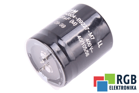 KONDENZÁTOR B43504-B9227-M7 S+M 220UF, 400V