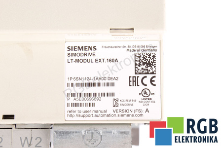 6SN1124-1AA00-0EA2 SIEMENS VERSION A SIMODRIVE 611
