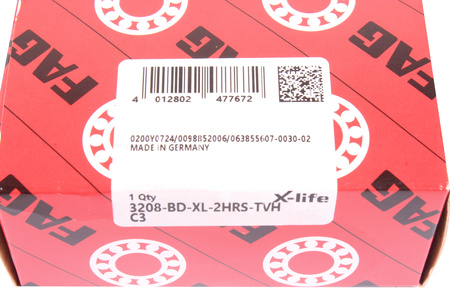 3208-BD-XL-2HRS-TVH-C3 FAG 40X80X30.2 LOŽISKO