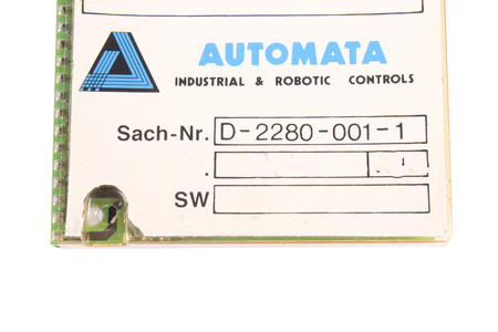D-2280-001-1 AUTOMATA VME PKS-CPU