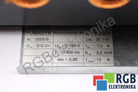 MW2.5/5-0 AMK PUMASYN 310V 190V