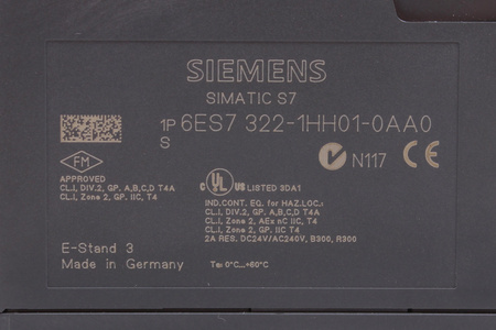 6ES7322-1HH01-0AA0 SIEMENS SIMATIC S7