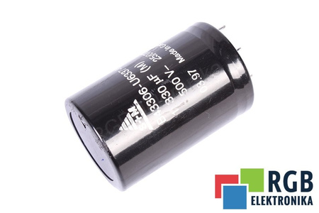 KONDENZÁTOR B43306-U6337-M1 S+M 330UF, 500V