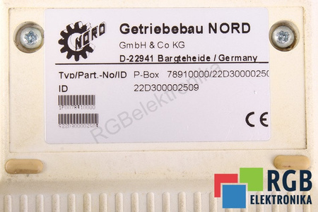 P-BOX NORD 22D300002509 OVLÁDACÍ A ŘÍDICÍ PANEL
