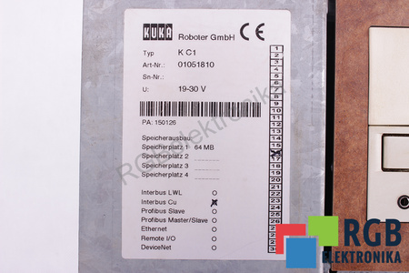 KC1 01-051-810 KUKA ART.NR.01051810