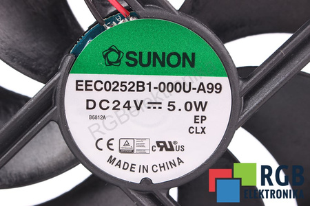 EEC0252B1-000U-A99 SUNON 120X120X25MM, 24V VENTILÁTOR
