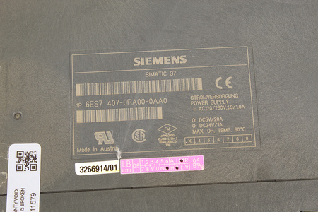 6ES7407-0RA00-0AA0 SIEMENS