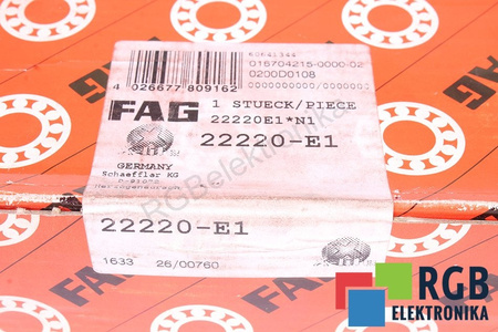 22220-E1 FAG 100X180X46 LOŽISKO