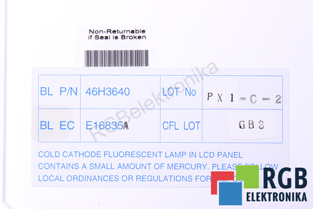 46H3640 IBM 12.1" LCD DISPLEJ
