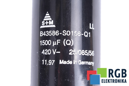 KONDENZÁTOR B43586-S0158-Q1 S+M 1500UF, 420V