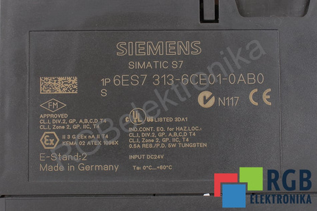 6ES7313-6CE01-0AB0 SIEMENS SIMATIC S7