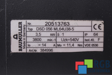 DSD056ML64U38-5 BAUMÜLLER 3.5KW