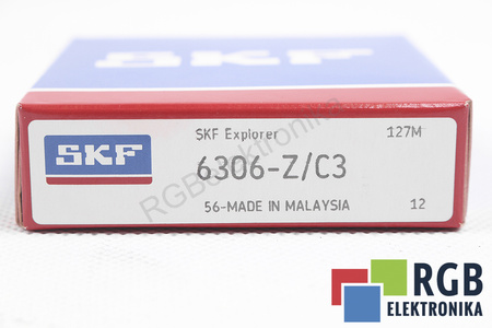 6306-Z/C3 SKF 30X72X19 LOŽISKO