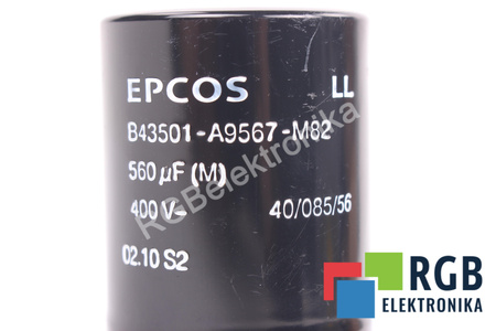 KONDENZÁTOR B43501-A9567-M82 EPCOS 560UF, 400VDC