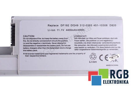 PP04X DELL 11.1V, 4400MILIAH BATERIE