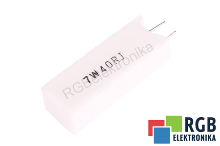 REZISTOR RES-40-OHM-7W-12-9-38 40OHM
