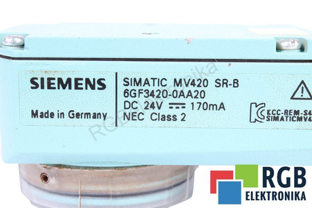 6GF3420-0AA20 SIEMENS SIMATIC MV420