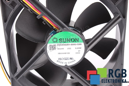 EEC0382B1-000U-G99 SUNON 120X120X38MM, 24V VENTILÁTOR