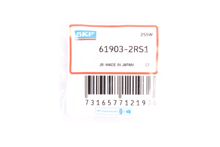 61903-2RS1 SKF 17X30X7 LOŽISKO