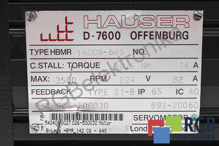 HBMR142C6-64S HAUSER