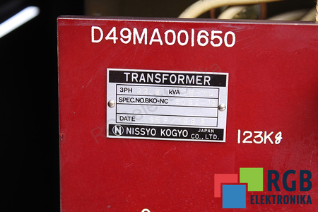 BKO-NC6092-10 MITSUBISHI ELECTRIC 22.8KVA TRANSFORMÁTOR