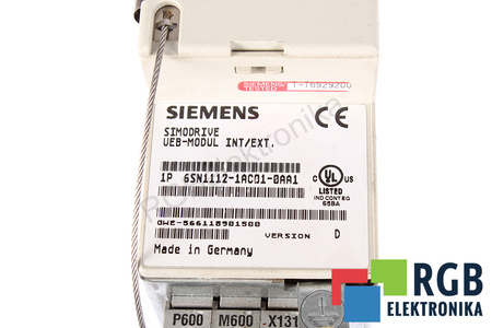 6SN1112-1AC01-0AA1 SIEMENS VERSION D SIMODRIVE 611