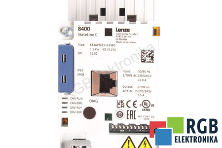 E84AVSCE1122SB0-ECXXX LENZE INVERTER E84AVSCE1122SB+E84AYCECV