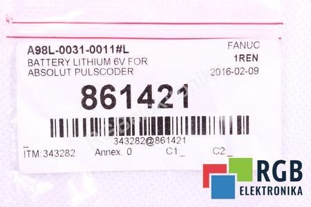 BR-AGCF2W PANASONIC A98L-0031-0011#L 6V BATERIE