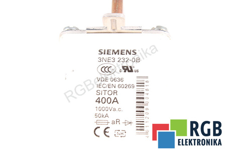 POJISTKA 3NE3232-0B SIEMENS SITOR 400A 1000V