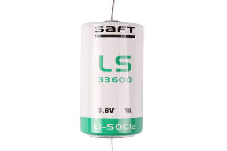 LS33600/CNA SAFT D R20 17000MAH, 3.6V, 33.5X61.5MM BATERIE