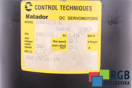 DCM6F30/20A2 CONTROL TECHNIQUES STATOR