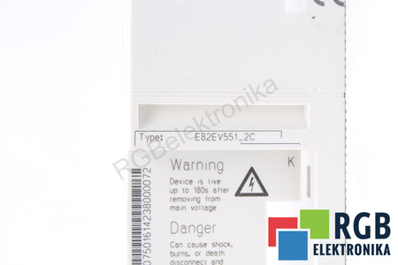 E82EV5512C LENZE PŘEDNÍ KRYT