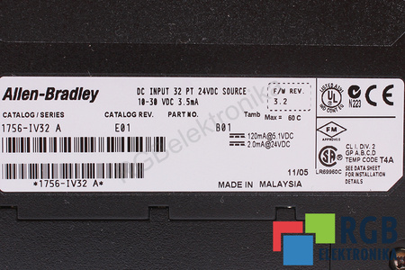 1756-IV32 ALLEN BRADLEY CONTROLLOGIX SERIES A