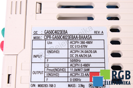 CIPR-GA50C4023EBAA-BAAASA YASKAWA GA500