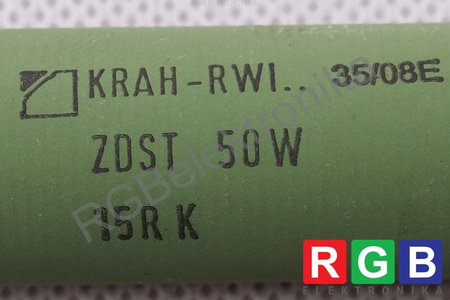 REZISTOR ZDST50W KRAH-RWI 15RK 15OHM