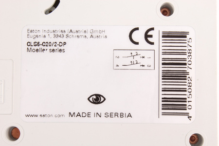 CLS6-C20/2-DP EATON 270387 ISTIČ