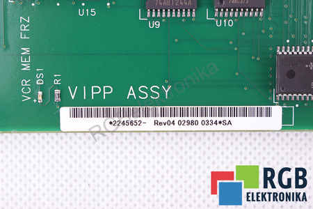 2245652 GE YOKOGAWA MEDICAL SYSTEMS GEYMS VIPP ASSY REV. 04 PRO LOGIQ 400 PRO SERIES