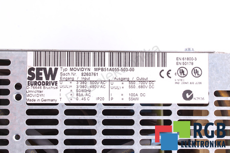 MPB51A055-503-00 SEW EURODRIVE MOVIDYN