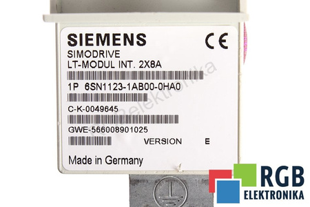 6SN1123-1AB00-0HA0 SIEMENS VERSION E SIMODRIVE 611