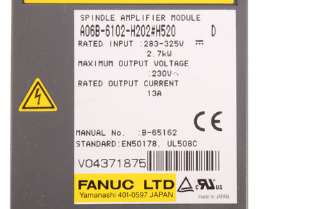 A06B-6102-H202#H520 FANUC SPINDLE AMPLIFIER MODULE